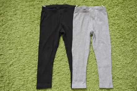 Legíny vrúbkované, h&m,104