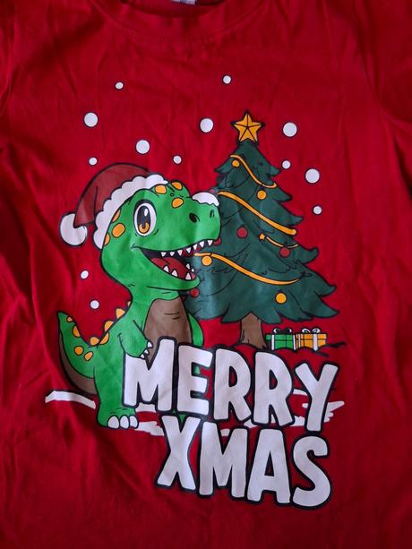 Vianočné tričko dino, dopodopo,122