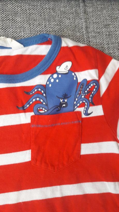 Namornicke tricko s chobotnicou, h&m,110