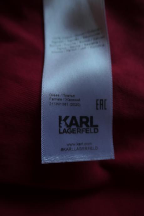 Karl lagerfeld bavlnene,pohodlne,moderne saty m, m
