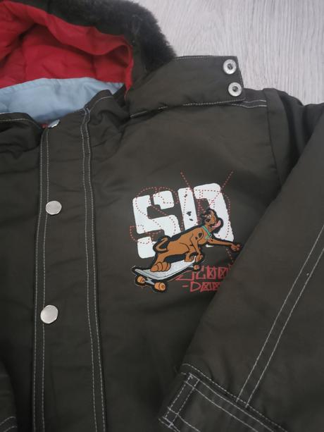 Zimná bunda scooby doo 7-8rokov, 128