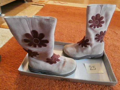Čižmy č.25,čižmičky so zapínaním na zips, 25