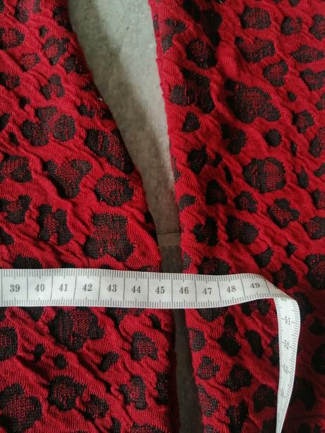 Čiernočervené šaty ax paris, v42-44, 42