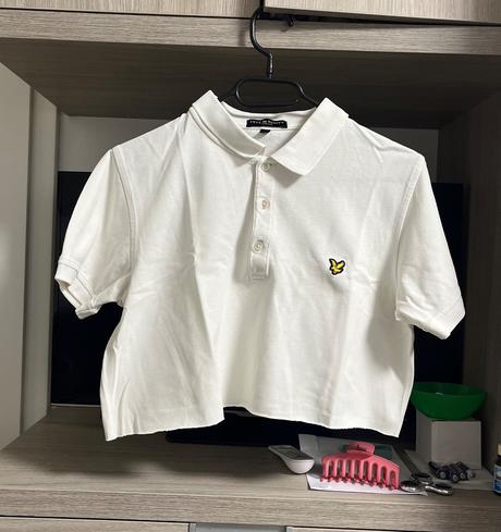 Vintage croptop lyle & scott, m