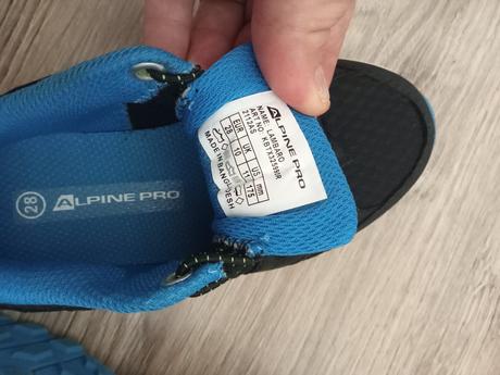 Nízke športové topánky, alpine pro 27, alpine pro,27