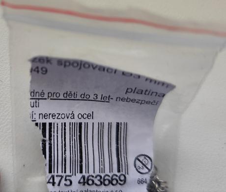 Spojovacie krúžky nerezové, 