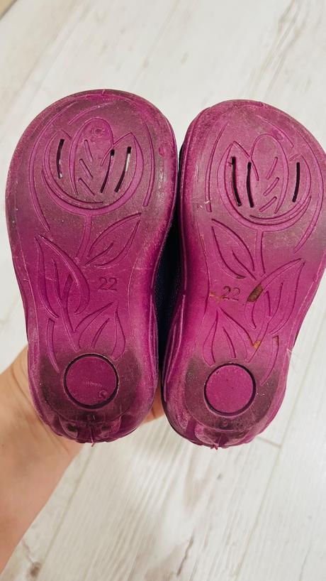 Papučky fialove 22, 22
