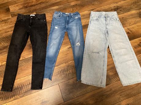 Zara dzinsy - balicek -velkost 13-14 rokov, 164 cm, zara,164