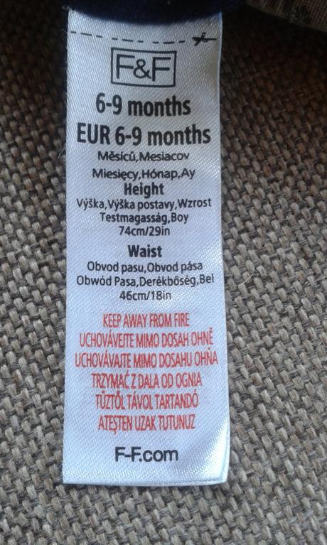 Pohodlné podšité rifličky, f&f,74