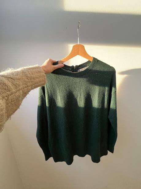 Zelený sveter h&m, h&m,s