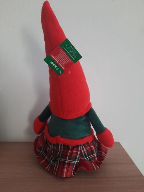 Vianočný škriatok - dievčatko 32cm,