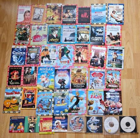 Rozne filmy na dvd, 2 eur /kus, 