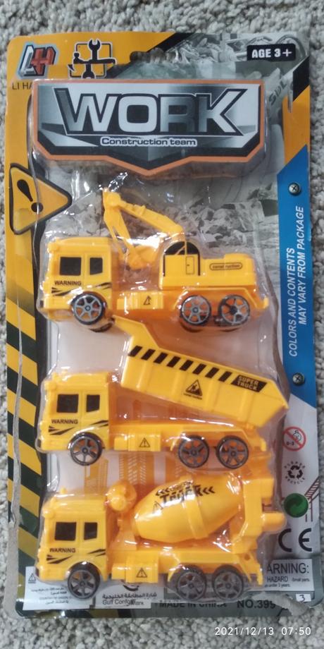 3ks v balení autá, 