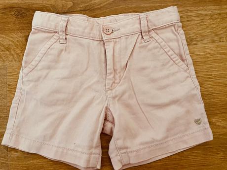 Pohodlne elegantne pudrove kratasky, h&m,98