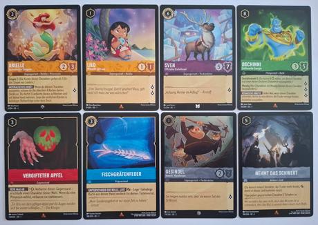Zberateľské kartičky disney lorcana (de), 