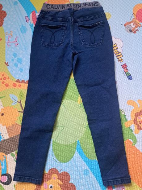 Jeggins jeans - dievcenske calvin klein, calvin klein,128