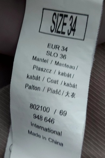 Béžový prechodný trenčkot, orsay,34