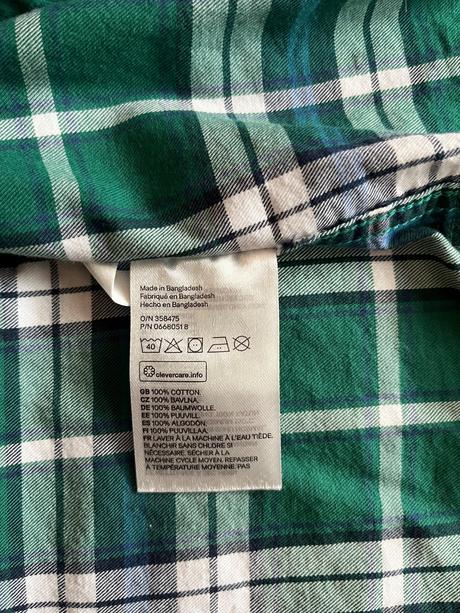 Flanelova košeľa h&m, vel.170, h&m,170