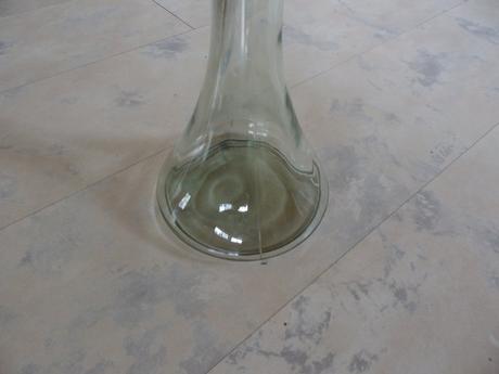 Váza/karafa z hrubého skla, 