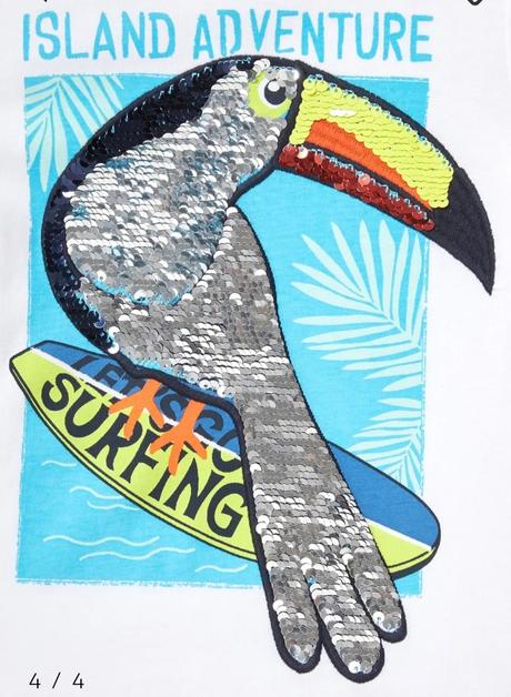 Letne triko tukan, c&a,104