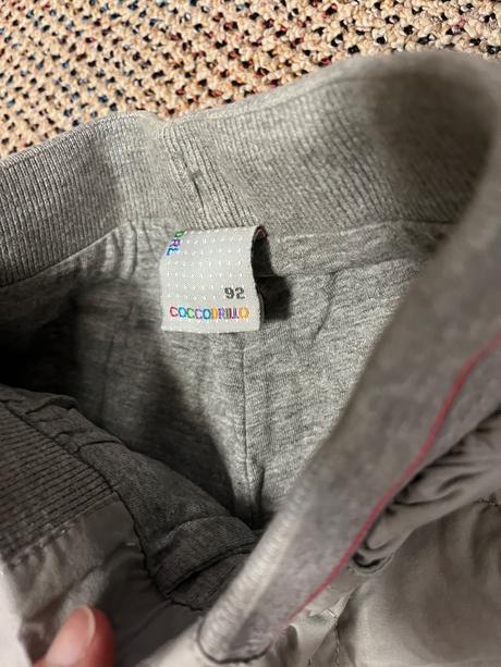 Nohavice 92 sivé zateplené, coccodrillo,92