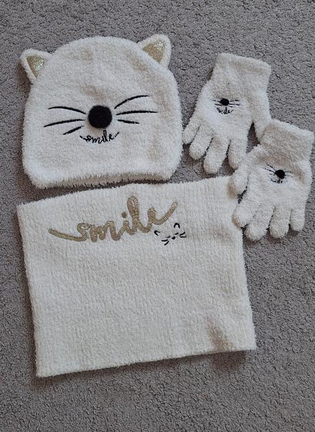 Set čiapka+rukavice+nákrčník, calliope,116