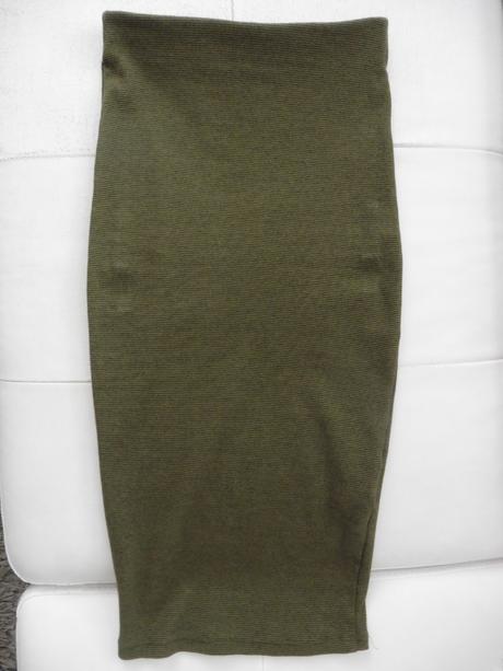 Sukňa s vysokým pásom, pull&bear,s