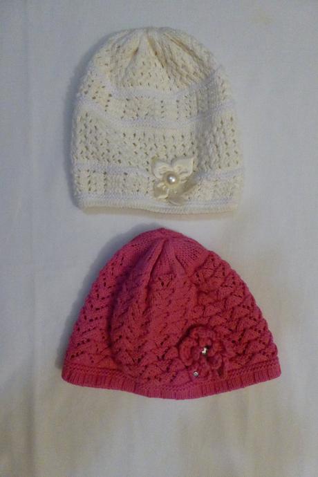 Prechodné čiapočky 2ks na 3-4 roky, 98