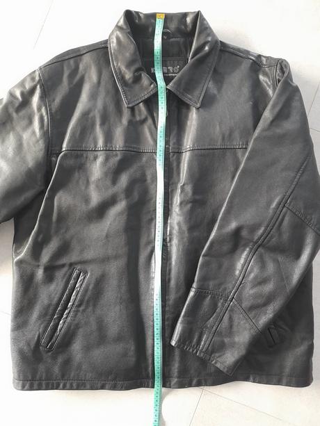 Pánska kožená bunda, 56