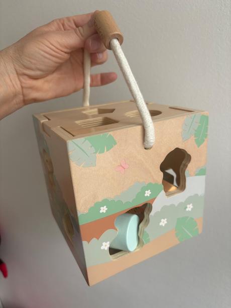 Drevená vkladačka zvieratká, 