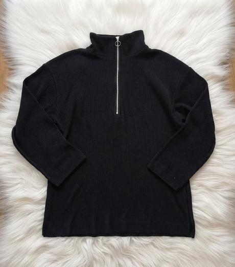 Čierny sveter h&m, h&m,xs
