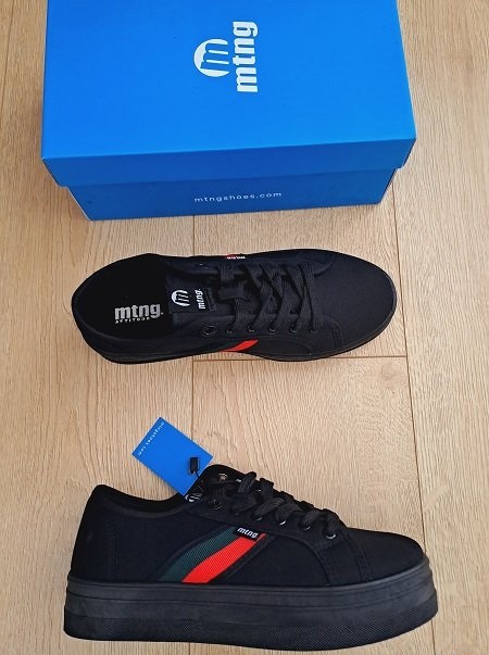 Čierne látkové botasky mustang 36, mustang,36