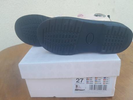 Dievčenské zateplené jesenné / zimné čižmičky 27, 27