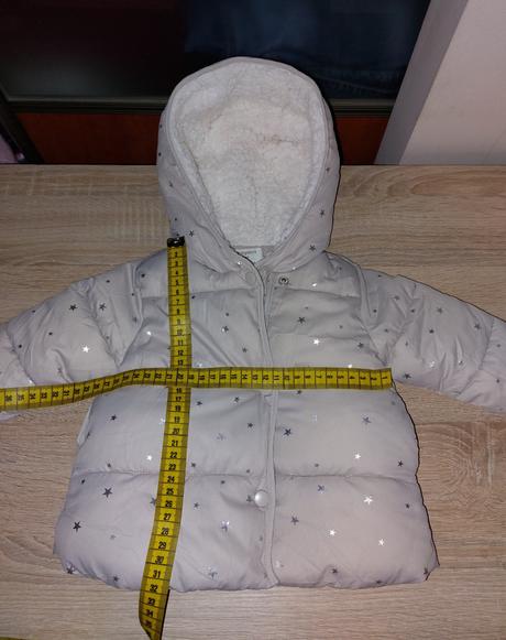Teplá bundička 3-6 mes., zara,68