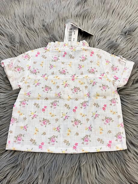 Dievčenská košeľa kvetovaná overkids (62-68), 62 / 68