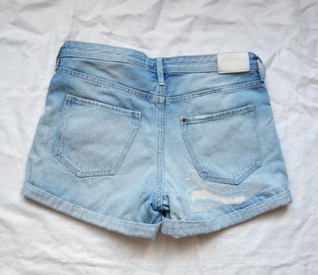 Riflové kraťasy hm super stav, h&m,170