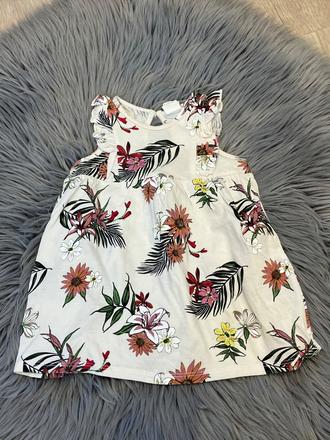 Dievčenské šaty vzorované h&m (74), h&m,74