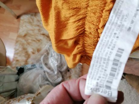 3/4ťový top, bershka,m