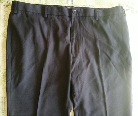 Pánske čierno modré nohavice marks&spencer, op 105, marks & spencer,xxl