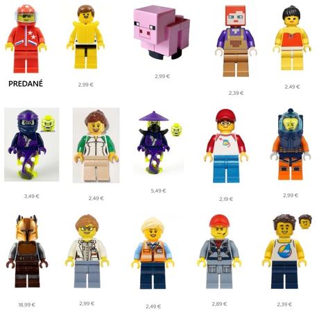 Originálne lego mini figúrky, panáčikovia, 