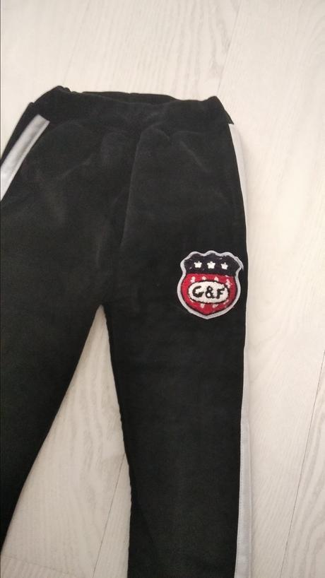 Velurove zateplené hrubé legíny, 128