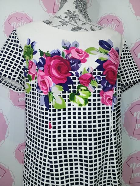 Vzorované šaty 44-48, 44