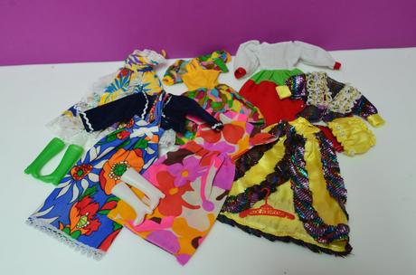 Retro šaty pre barbie, 