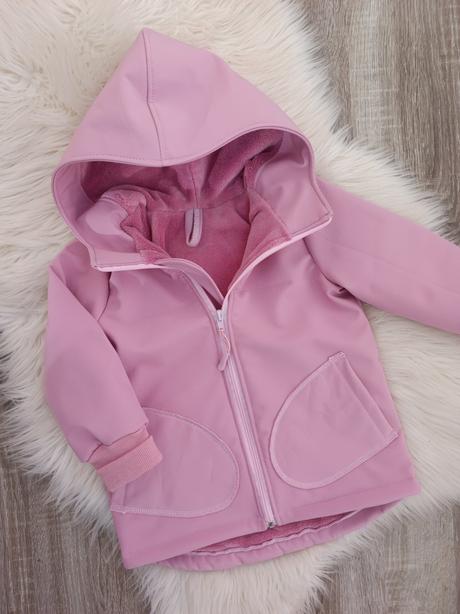 Zateplená softshellova bunda, 86 - 128