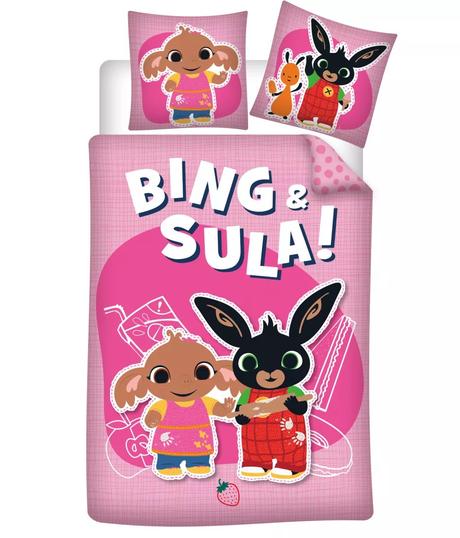 Detské obliečky do postieľky 100x135 bing ružové, šírka (cm): 100,dĺžka (cm): 140