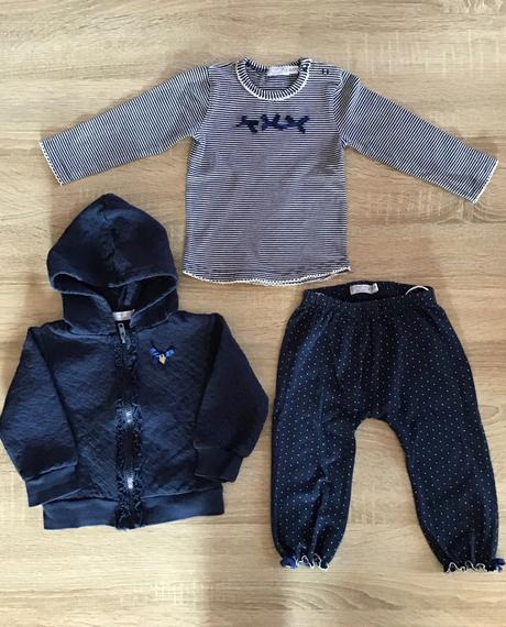 Komplet pre dievčatko, veľ. 80, dirkje,80