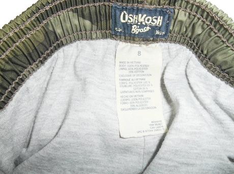 Maskáčové nohavice oshkosh na 8 rokov, oshkosh,128