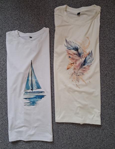 2x dámske tričko v. xl, xl
