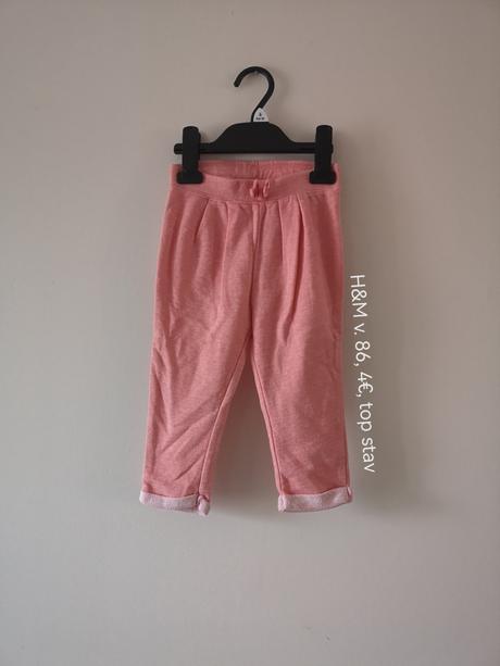 Tepláky, h&m,86