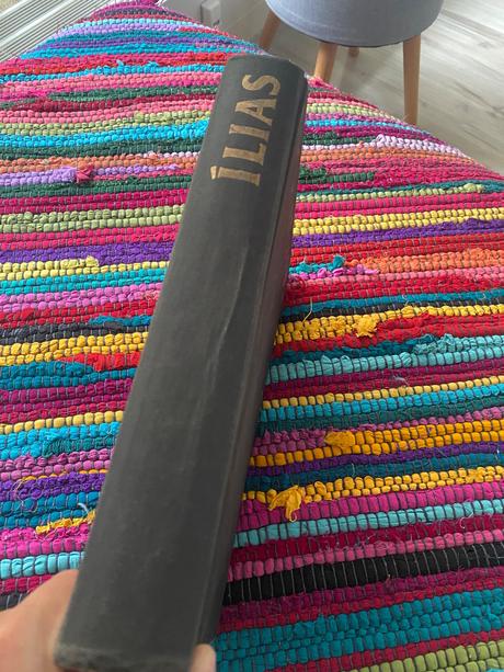 Krásna stará retro kniha homéros - ílias 1986, 